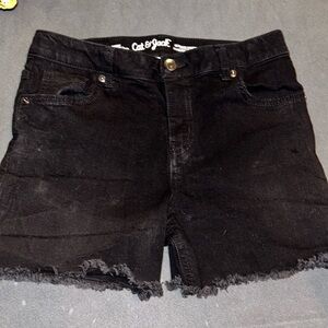 Black shorts for teen girl